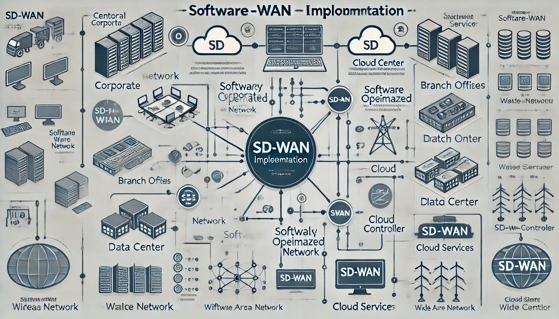 Diagrama SD-WAN